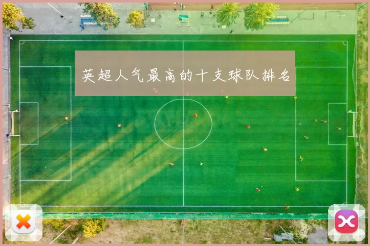 英超人气最高的十支球队排名